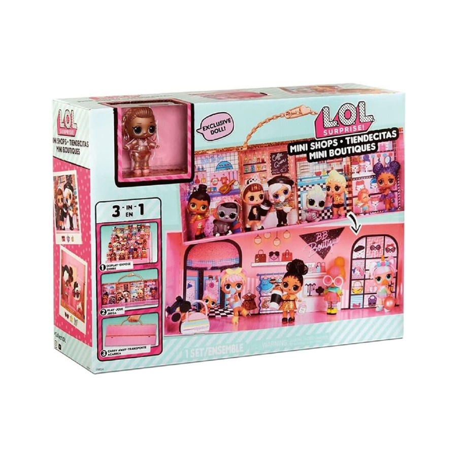 LOL Surprise 3-in-1 Mini Shops Playset Set Mainan Rumah Boneka