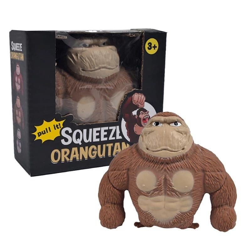 MOMBABY1 Squishy orang utan gorilla monyet remes / Mainan pencet squeeze