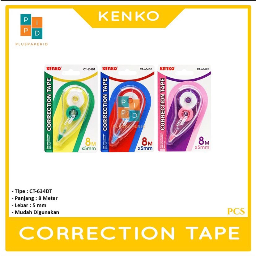 

KENKO CORRECTION TAPE CT-634DT (8M x 5Mm)