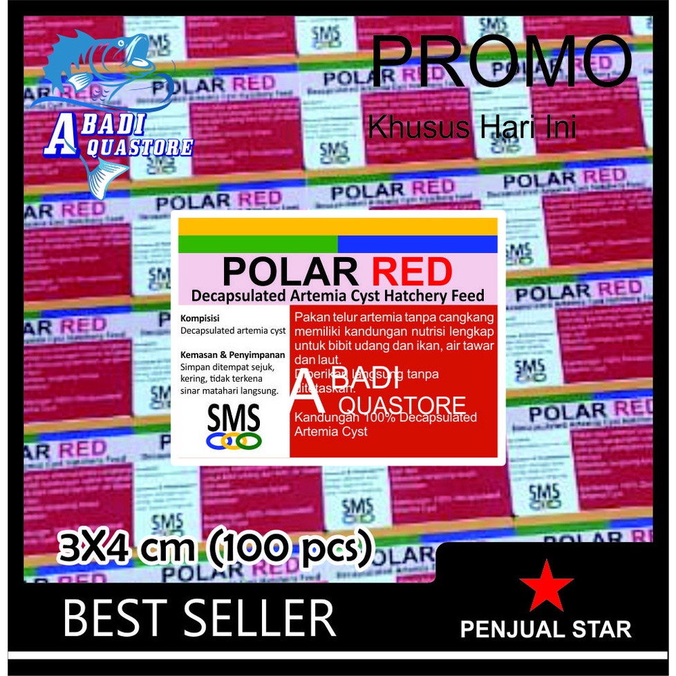 Stiker Repack POLAR RED - Stiker Polar Red - Stiker Repack