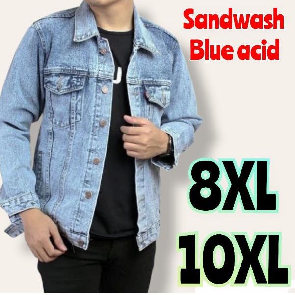 RECOMENDED JAKET JEANS PRIA JUMBO/JAKET JEANS PRIA