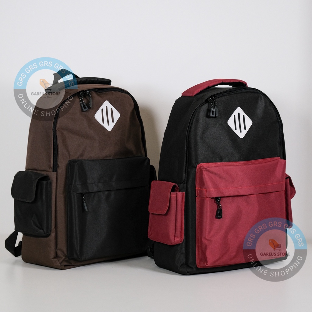 TAS RANSEL SEKOLAH TAS PRIA TERBARU BACKPACK LAPTOP DISTRO MURAH