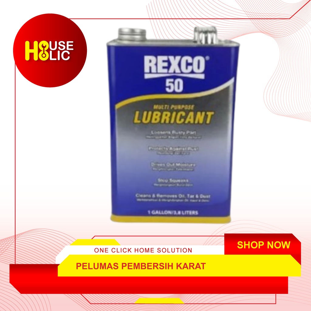 Rexco 50 Multi Purpose Lubricant Galon 3.8 L Pelumas Pembersih Karat