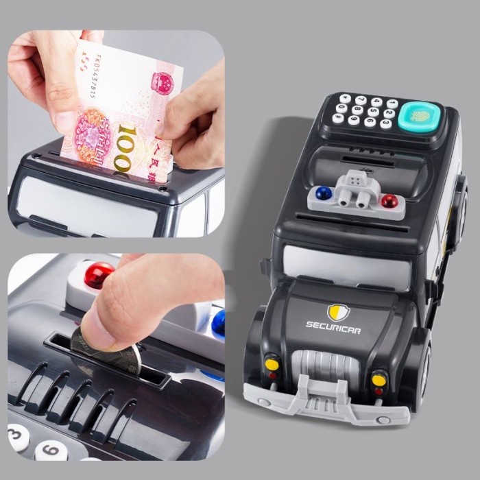 

Mainan Celengan Money Transporter Bentuk Mobil Password Dan Sidik Jari