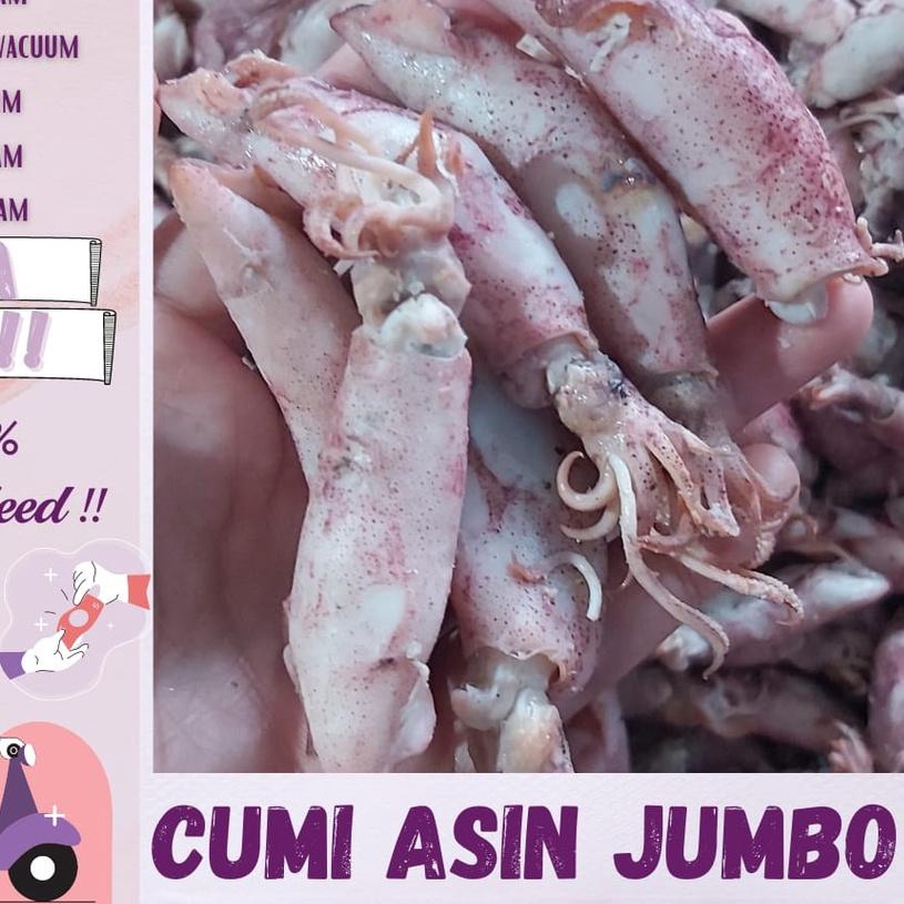 

☇ PROMO CUMI BABBY / CUMI JUMBO KERING 500GR / IKAN ASIN MURAH ➬