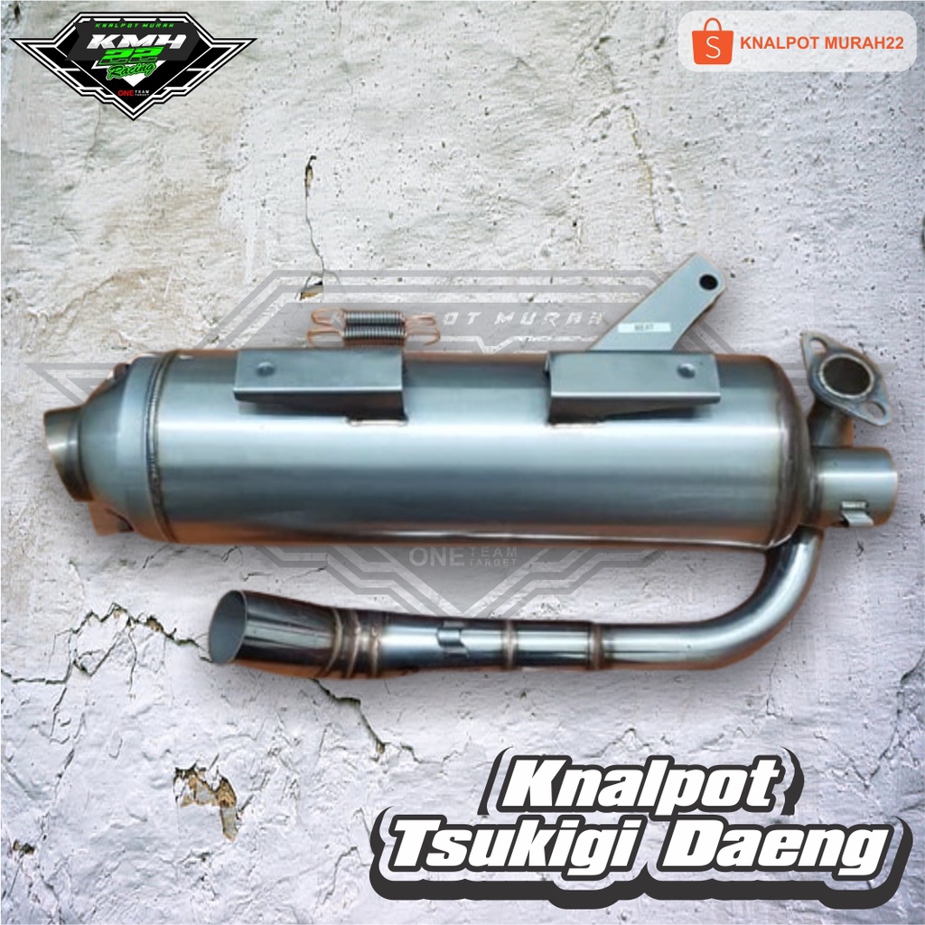 Knalpot Tsukigi Beat Scoopy Genio 2020 Daeng full stainless