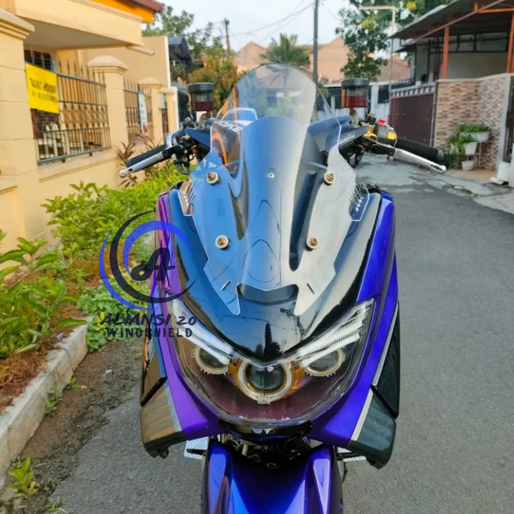Windshield Nmax New TDR Mini Sirip V3 Visor Nmax Old Model TDR Mini Sirip V3 Tebal