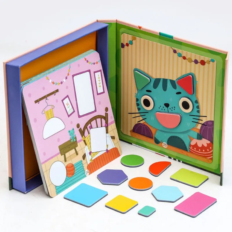 BIANCA - Mainan Edukasi Puzzle Magnet All About Shapes