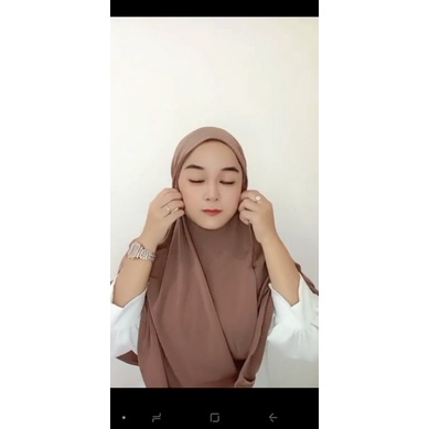 Jasmin tali syari/hijab jersey tali premium syari/hijab tali jersey/hijab simpel syari/hijab jersey 