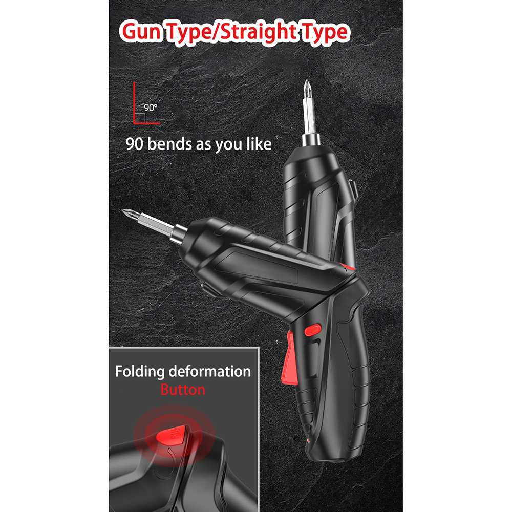 (BISA COD) FTIHSHP Liangdi Obeng Listrik Cordless Screwdriver - Q029