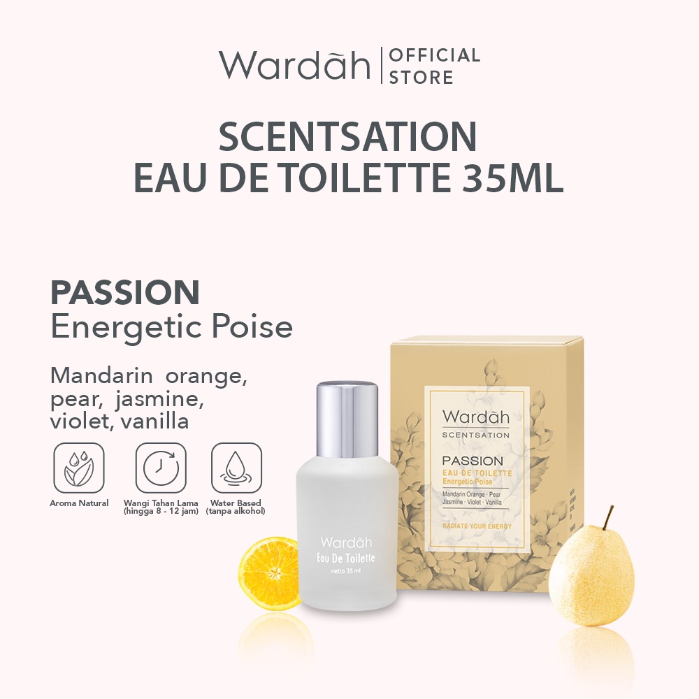 Wardah Scentsation Eau De Toilette 35ml / Parfum Wanita