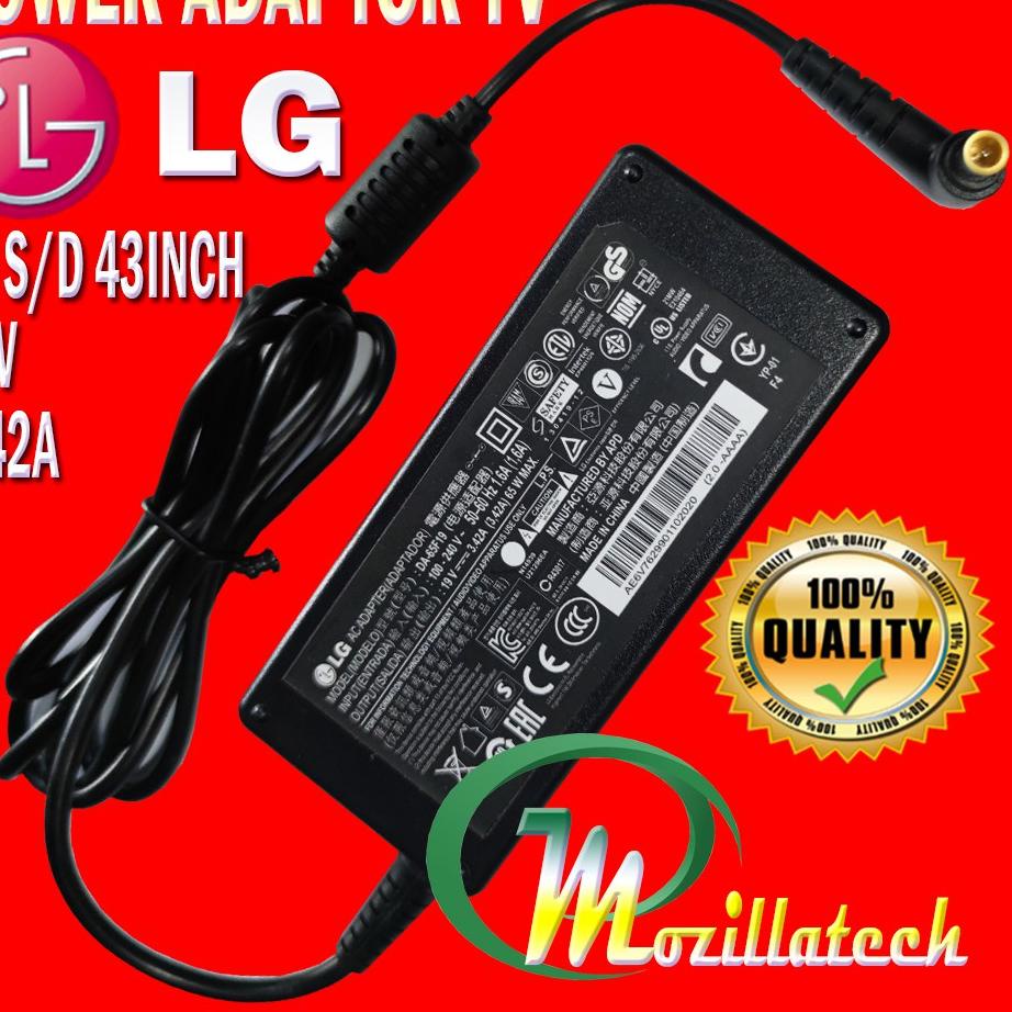 Discount Today ADAFTER ADAFTOR ADAPTER ADAPTOR TV LG 19 20 22 23 24 28 29 32 43 IN INCH 19V 3.42A ga