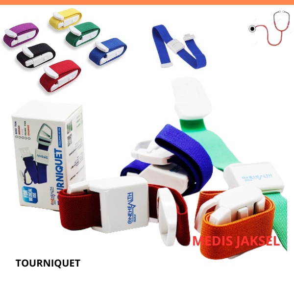 Onehealth Tourniquet Medis Alat Pengikat Lengan Torniquet Torniqet Torniket Turniquet Turniqet Turni
