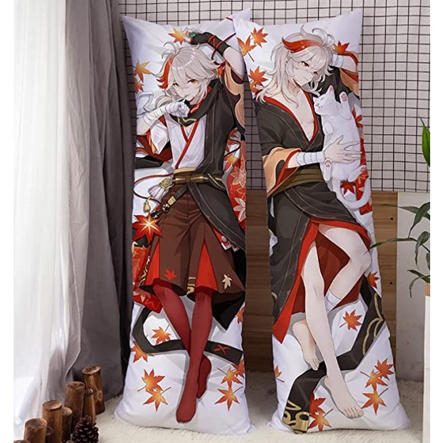 baju sarung kekinian Sarung Bantal Anime Dakimakura Genshin Impact : Kaedehara Kazuha Husbu bisa cus