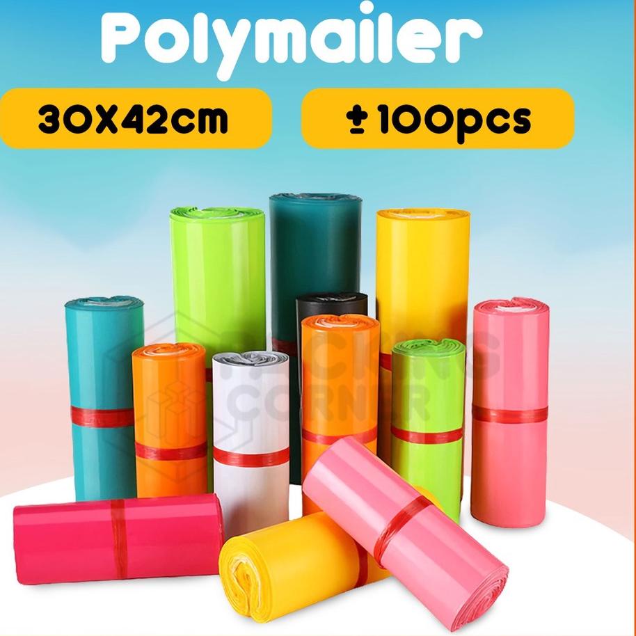 

✨Mall✨ Plastik Polymailer Bag 30x42 Kantong Amplop Packing Seal Olshop Online Shop ol on shop Isi 100 pcs !!!