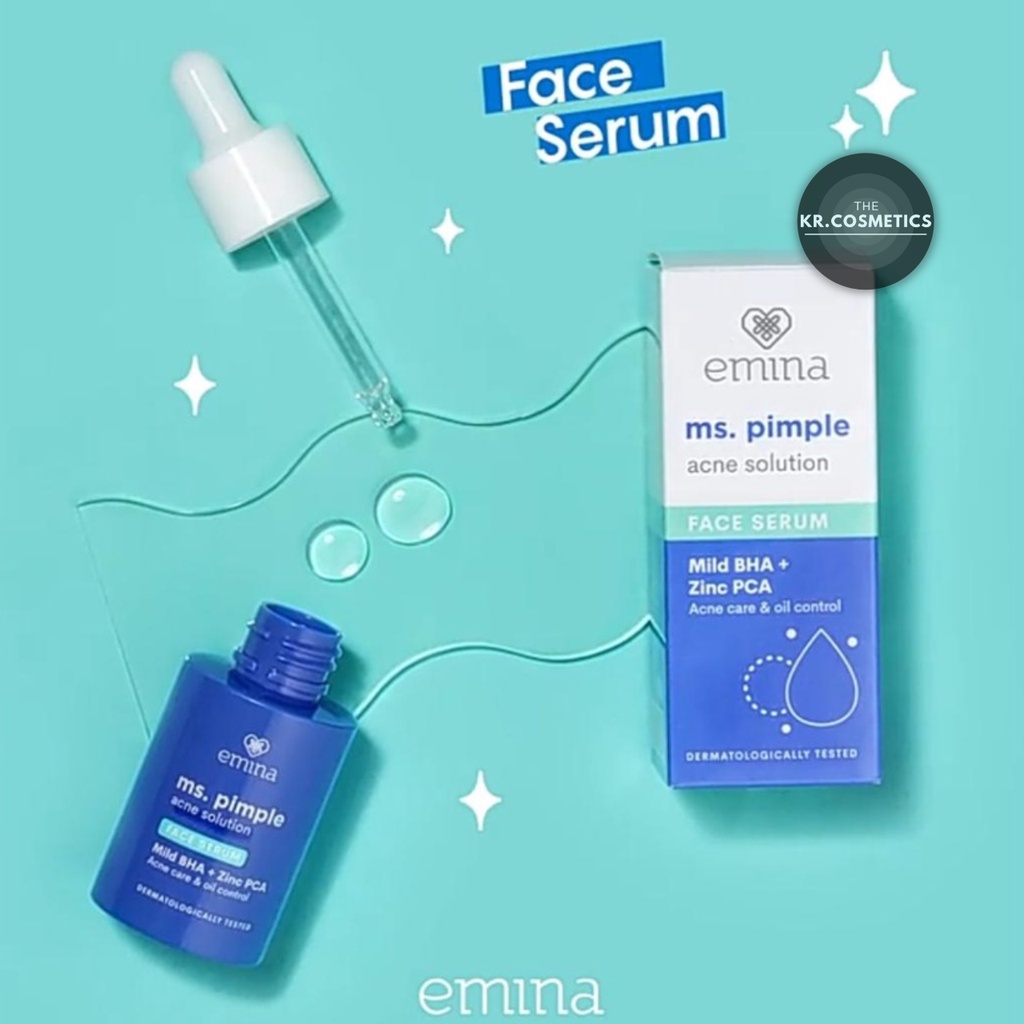 EMINA Ms. Pimple Acne Solution Face Serum Serum Wajah ber Jerawat 30 ml