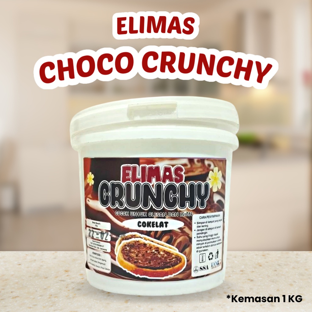 ELIMAS CHOCO CRUNCHY / SELAI CRUNCHY / SELAI KRISPY / SELAI COKELAT / COKLAT / FILLING CHOCOLATE