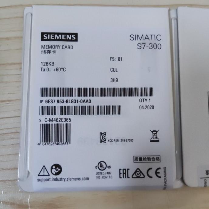 Siemens Plc S7-300 Mmc Memory Card 128Kb Debezzz