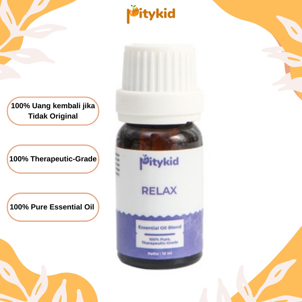 Pitykid Essential Oil Relax 100% Pure, Therapeutic-Grade 10ml