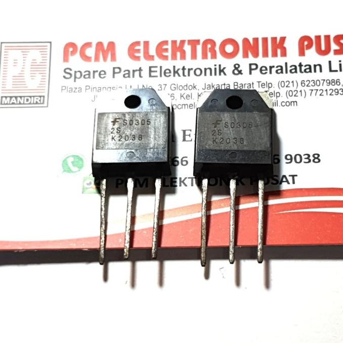 Transistor K 2038 K2038 tulisan kuning pcmelektr812 Murah