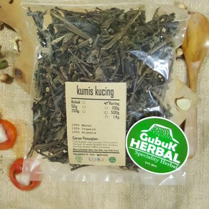 

DAUN KUMIS KUCING KERING 500 GRAM - Orthosiphon Aristatus - MURNI - JSR - REMPAH - PREMIUM QUALITY ~