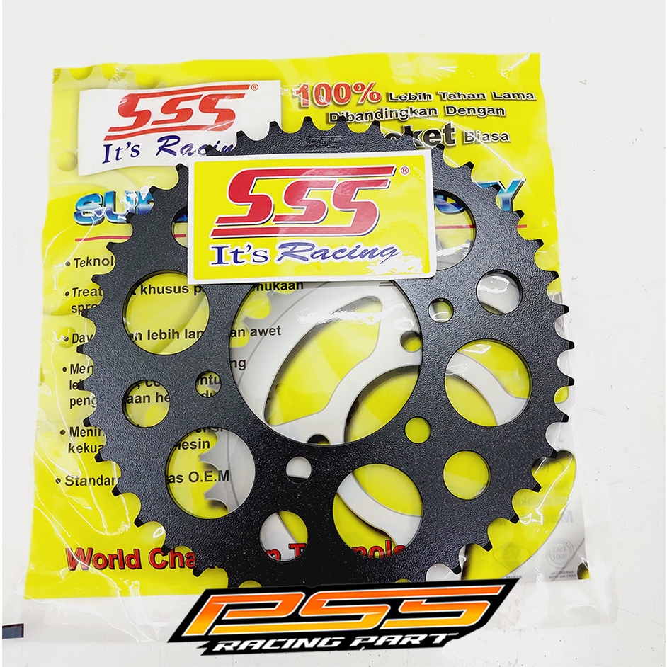 GEAR GIR BELAKANG SSS HITAM UKURAN 32 415 JUPITER Z VEGA R ZR FIZR RX KING RXZ RXKING FORCE1 F1ZR OR