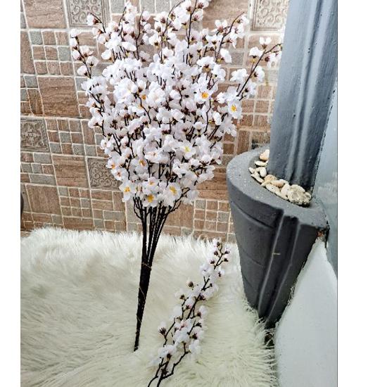 ۝ TERMURAH Bunga Sakura Artificial 1Lusin (12Btg) /bunga plastik /Bunga Sakura /Bunga Dekorasi ➵