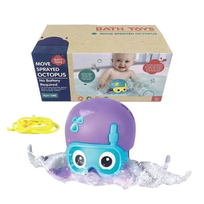 Terlaris Mainan Gurita Octopus / Octopus Bath Toys Beach Walking Toy