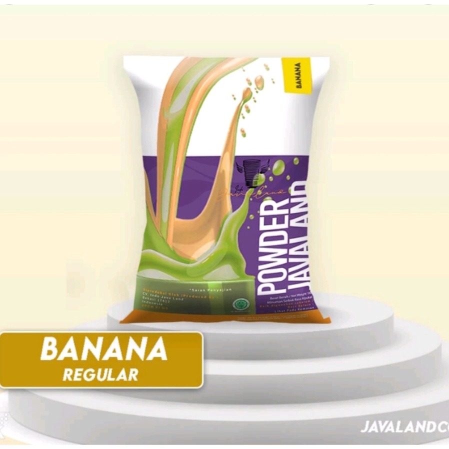 

Javaland Bubuk Minuman Rasa Banana / Pisang 1Kg - Regular Plain