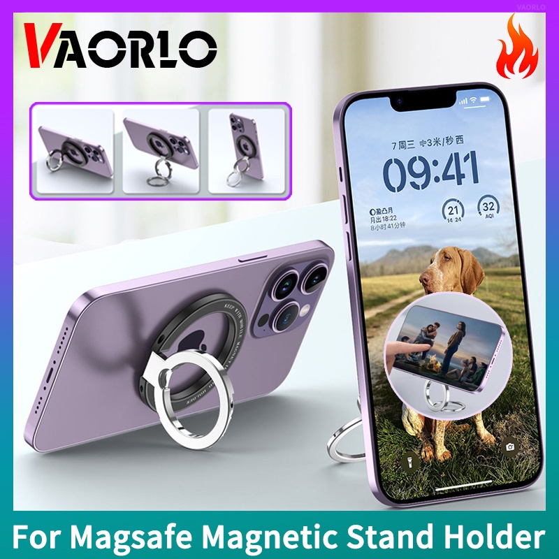 Magnetic KutumyQC Tempat Cincin Hp MagSafe Removable Pegangan Hp Kickstand Phone Stand