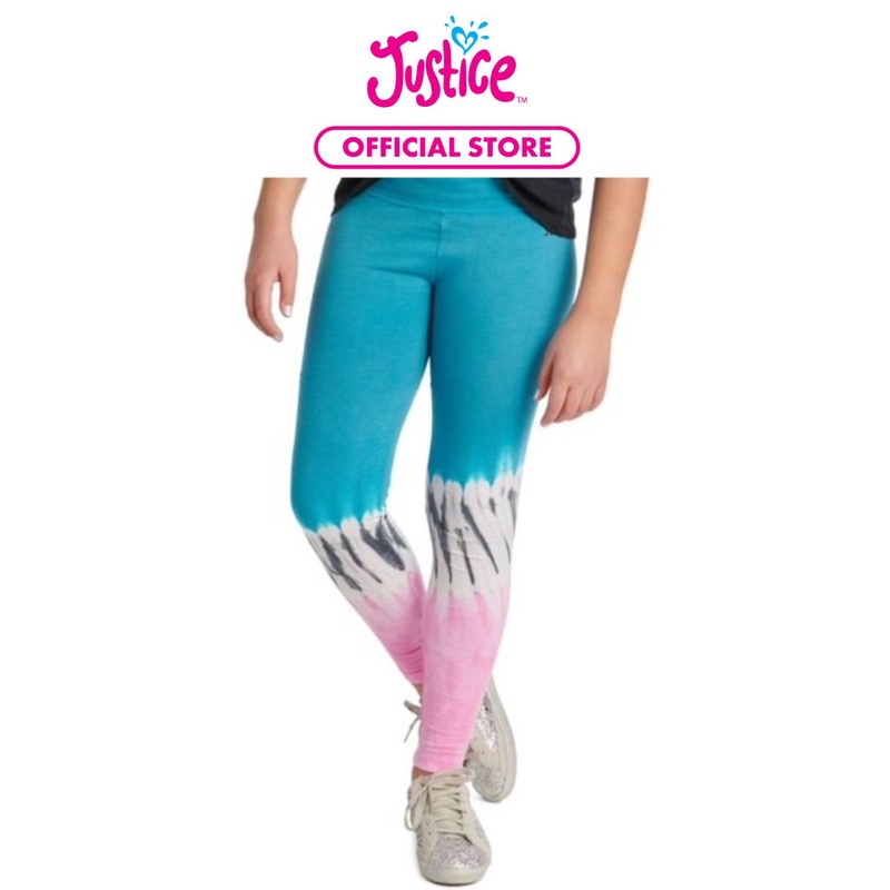 Justice Edf Tie Dye Legging - Celana Panjang Anak Perempuan (Biru)