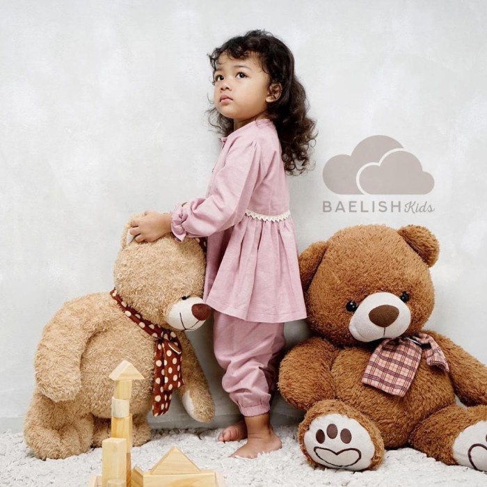 Madinah Set ( Baju Setelan Anak Perempuan & Bayi / One Set )