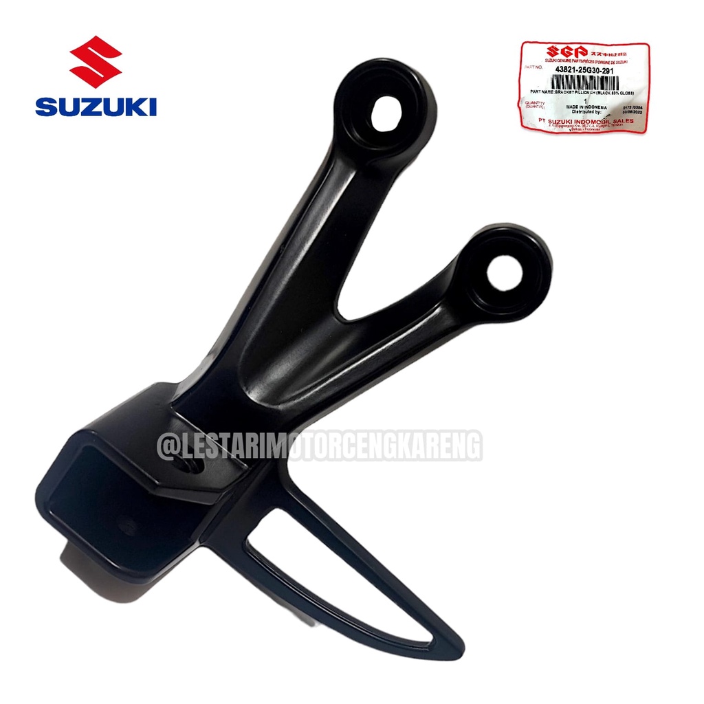 BREKET STEP BELAKANG KIRI SATRIA FU 150 KARBU 43821-25G30-291 ORI SGP