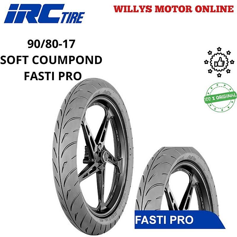 Ban 90/80-17 Fasti Pro Tubeless IRC Soft Coumpound Sparepart murah