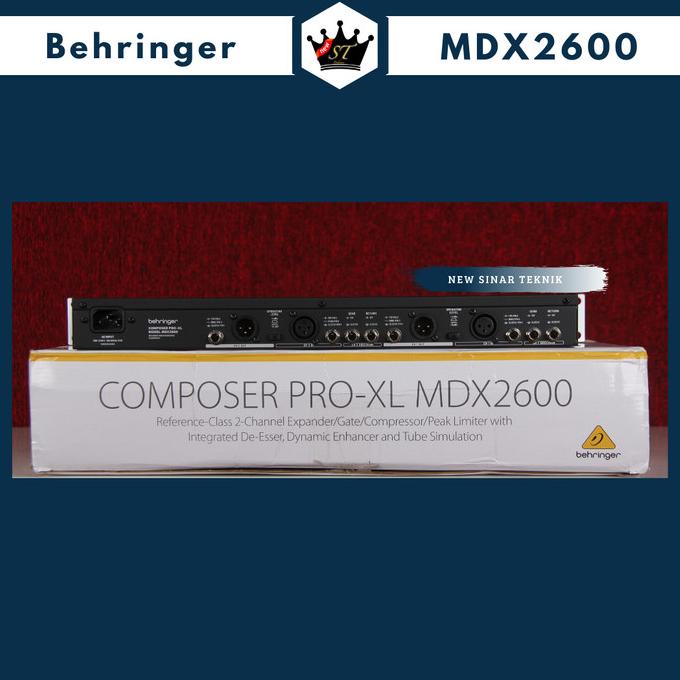 Behringer Composer Pro-Xl Mdx2600 Compressor / Peak Limiter / Gate