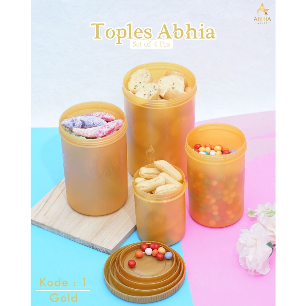 Tempat Kue Kering "Toples Abhia Kode 1"