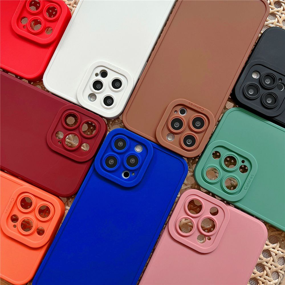 Case Softcase Casing Silikon Macaron Pro Camera REALME C1 C2 C3 C11 2021 C15 C15S C25 C25S C21Y C31