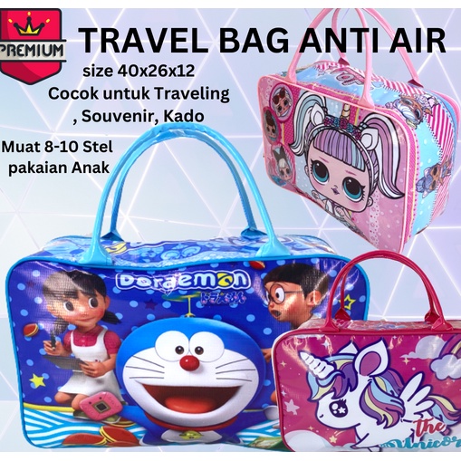 COD ~ BIG SIZE JUAL RUGI Tas Travel TC Koper Bag Anak Ukuran Besar Anti Air JUMBO (PILIH MOTIF) transformer doraemon lol little pony avenger tobot BTS