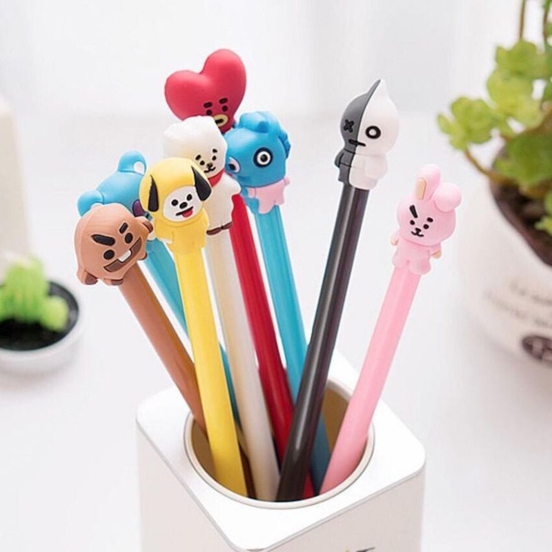 

Pulpen Gel Karakter Bts