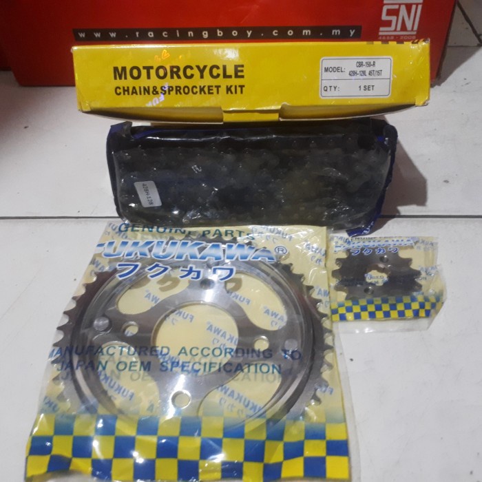 GEAR GIR SET GEARSET CBR 150 R FUKUKAWA ASLI ORI ORIGINAL