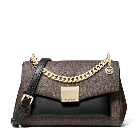 Terlaris Tas Wanita Mk Lita Medium Brown Black Lj