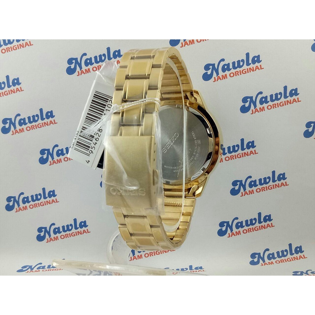 Seiko Quartz SKS526P1 Chronograph Gold IP - Jam Tangan Pria SKS526