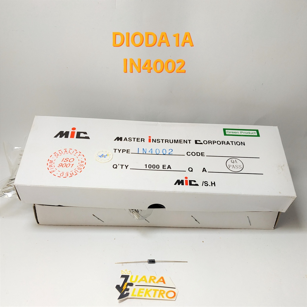 (10 PCS) DIODA 1A IN4002 | Dioda 1 Ampere IN4002