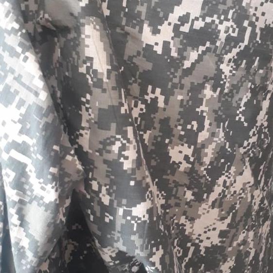 Bahan Kain Loreng Dessert Gurun Accupat Marpat Woodland~Ripstop Tr