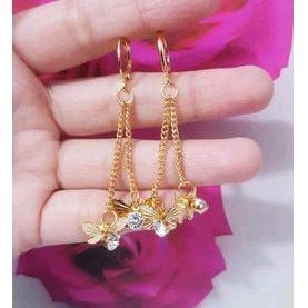 Anting Xuping kupu Jurai Panjang  Emas gold63