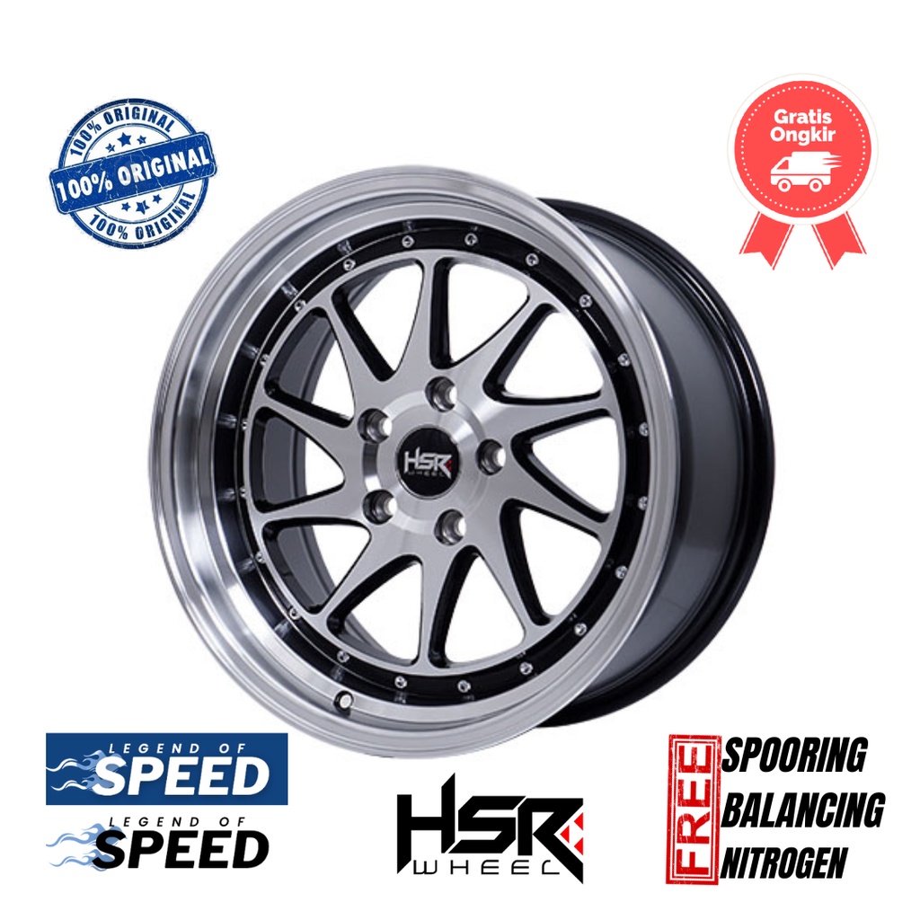 Velg HSR Ring 17 Lubang H5x114,3 OZORA 1057