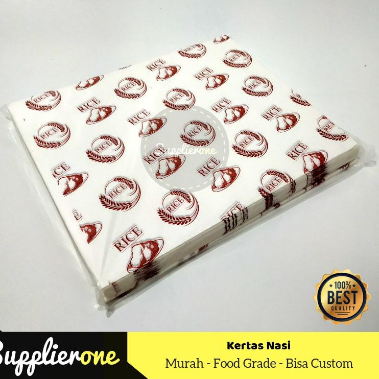 

✨MEN SALE✨ Kertas Nasi, Kertas Pembungkus Nasi, Kertas Nasi KFC, Wadah Nasi , Kertas Wrapping Nasi 