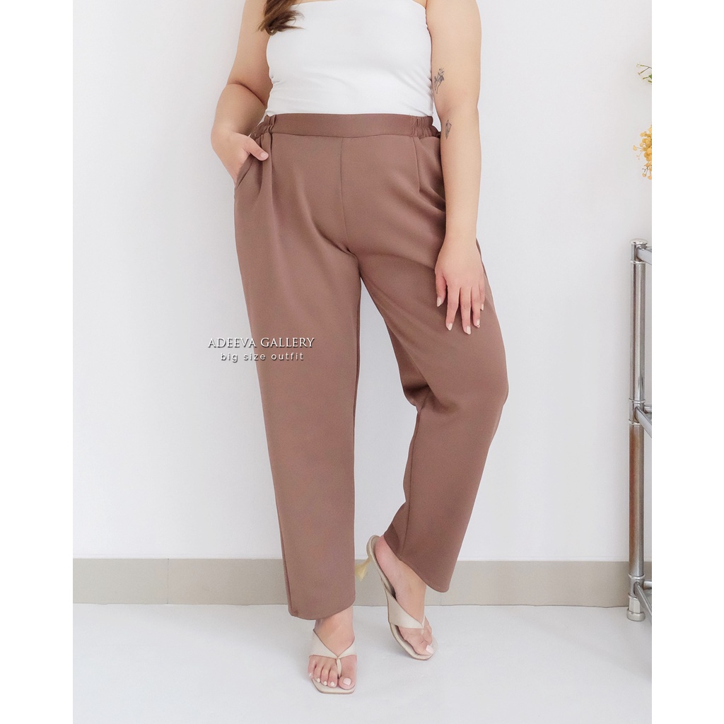 ADEEVA Cassandra Pants Celana Scuba Jumbo