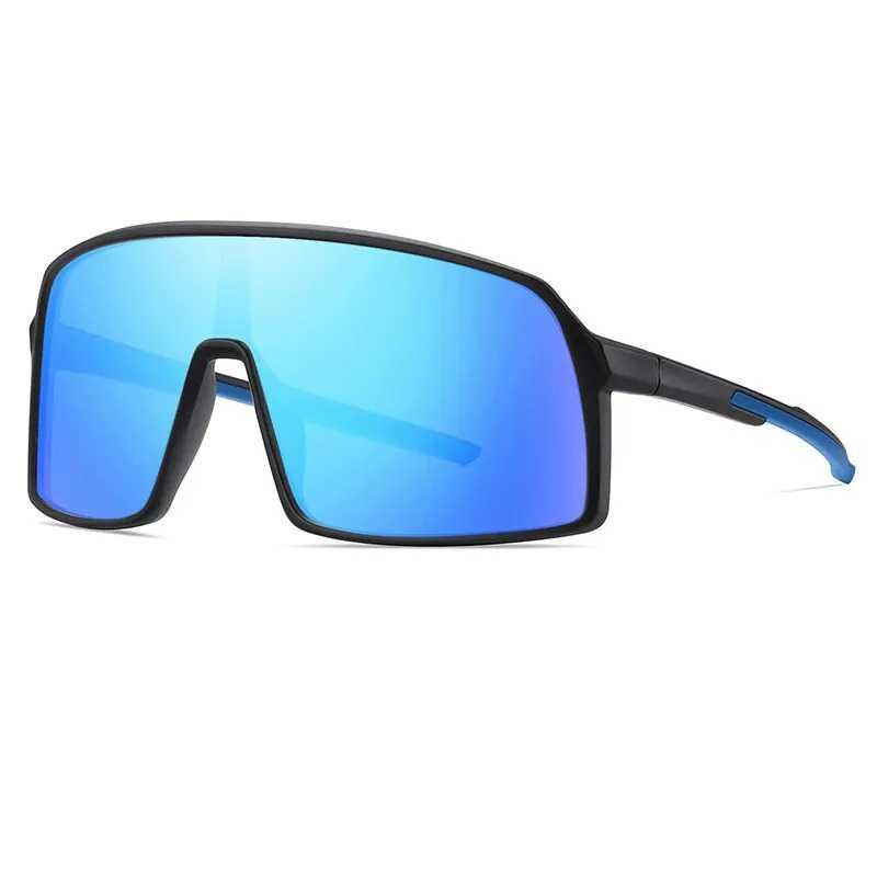 Kacamata Pria Sunglasses Anti-Reflective Polarized UV400 - 3034 - Black Blue