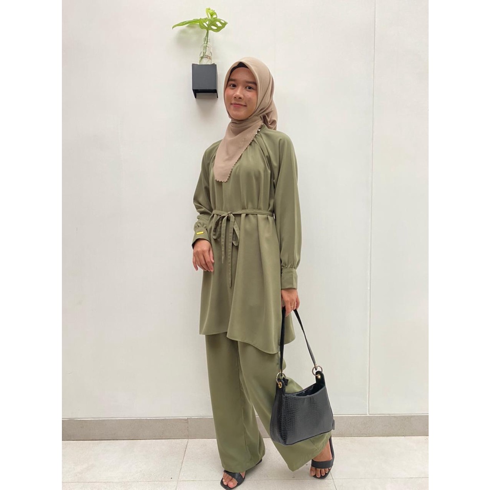 TUKUKLAMBIY ONE SET HIJAB PREMIUM KOREA TRANSFORMASI GAYAMU STYLE KOREAN - GARANSI UANG KEMBALI 100%